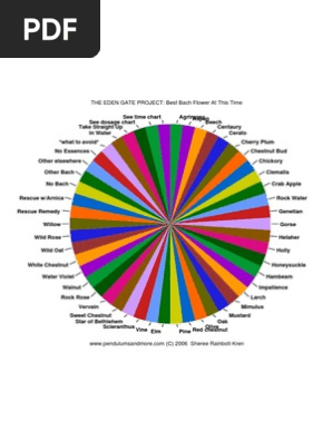 bachflowers pendulum chart pdf bach flower remedies plants