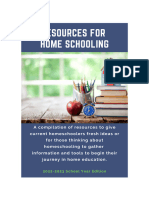 2021 Resources For Homeschool FINAL