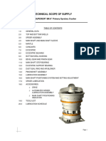 Gyratory Crusher Technical Scope of Supply