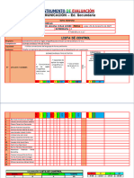 Lista de Cotejo 2do Sec Comprension Lectora