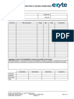 Inspection Testing Forms