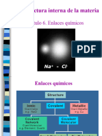 C. Estructura Interna de La Materia: Capítulo 6. Enlaces Químicos