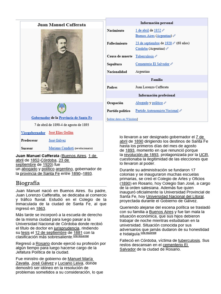 Juan M Cafferata PDF Gobierno Argentina