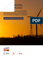 Informe CCADI Transición A Economía Baja de Carbono