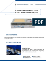 Ficha Tecnica Grabadora y Cortadora Laser Corvus Pocket