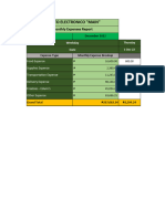 Monthly Expense Report-December 2022