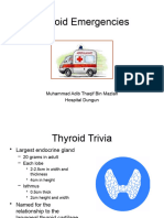 Thyroid Emergencies