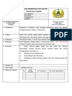 Sop Prosedur Pembersihan Dan Sanitasi