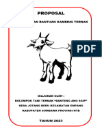 Proposal Kambing Banteng Ano Siup