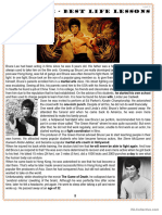BRUCE LEE - LIFE LESSONS (Reading + Past Simple) 4 Pages