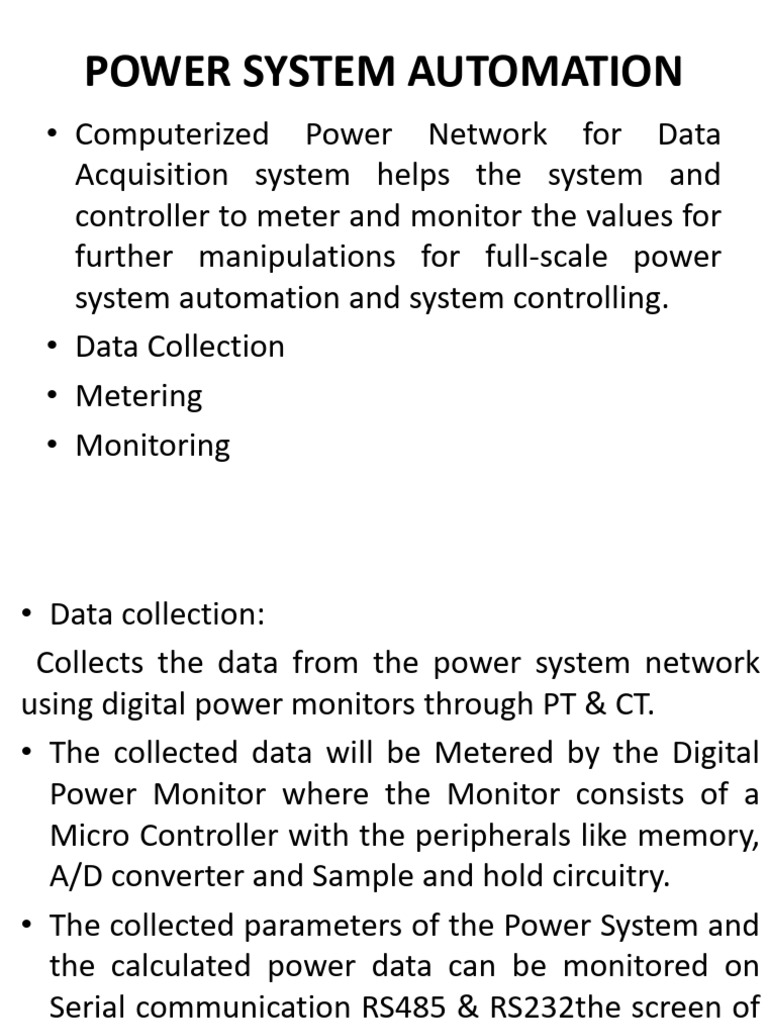 SCADA - Unit VI & VII | PDF | Smart Grid | Electrical Grid