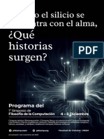 Programa de 1er Simposio de La Filosofia de La Computacion