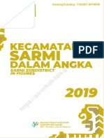 Kecamatan Sarmi Dalam Angka 2019