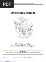 Ariens Snowblower Engine Manual - 28 Deluxe | PDF