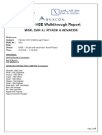 1.weekly HSE Walkthrough Report - 07 SEPTEMBER 2023