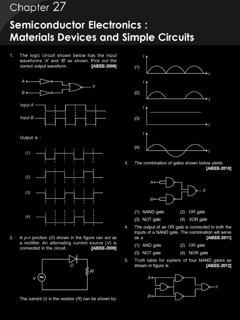 Semiconductors and electronic devices pdf