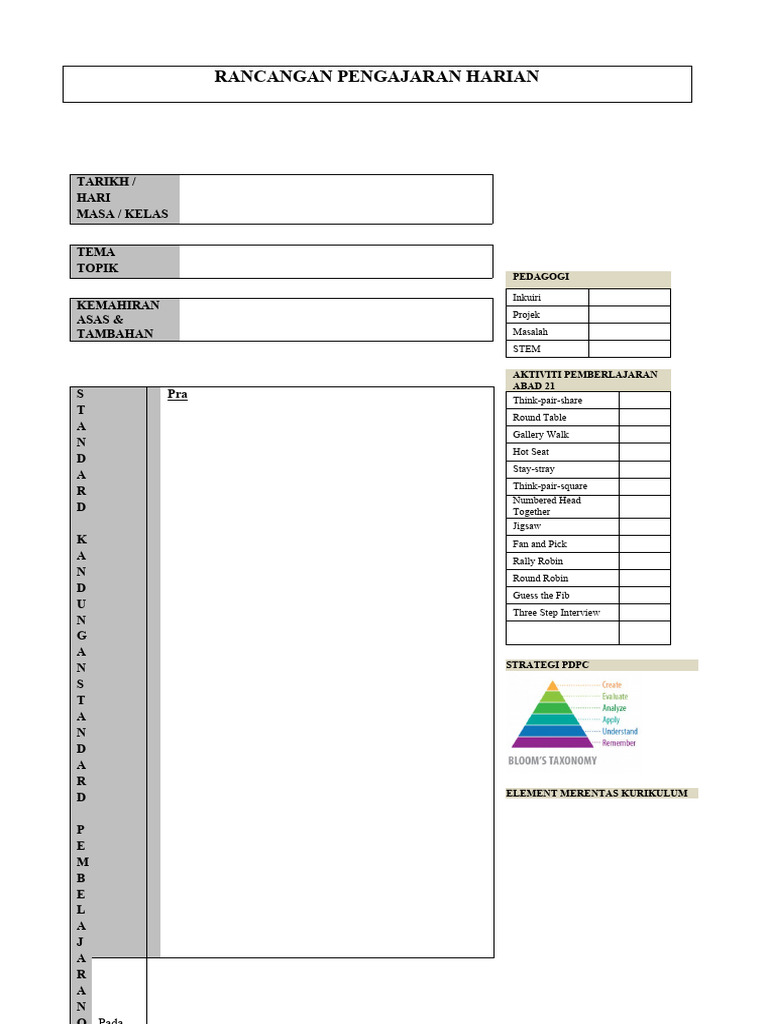 Template Versi BM | PDF