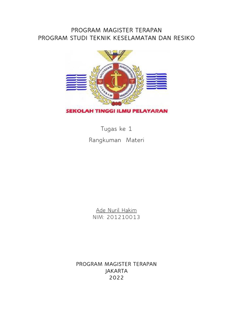 Tugas Rangkuman Materi 1 Qhse 25 11 2022 Health And Safety