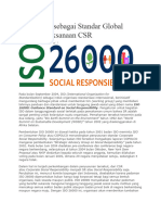 ISO 26000 Sebagai Standar Global Dalam Pelaksanaan CSR