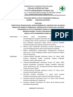 SK Tentang Indikator Kinerja Pembinaan Jaringan Pelayanan Dan Jejaring Puskesmas