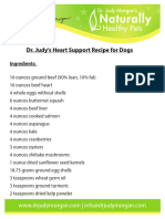 Dr. Judy's Heart Support Recipe For Dogs