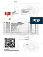 Kartu Rencana Studi (KRS) SEMESTER ATA 2021 / 2022