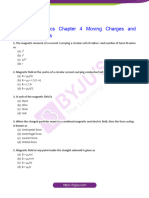 Chapter 4 Moving Charges and Magnetism