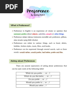 Preference - English Class (Ms. Wenny)