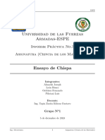 Informe Práctica No 3 Ensayo de Chispa Grupo 1 C Materiales