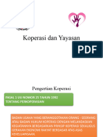 Koperasi Dan Yayasan