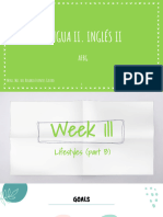 English Ii - Lasa - Week 3 A - B