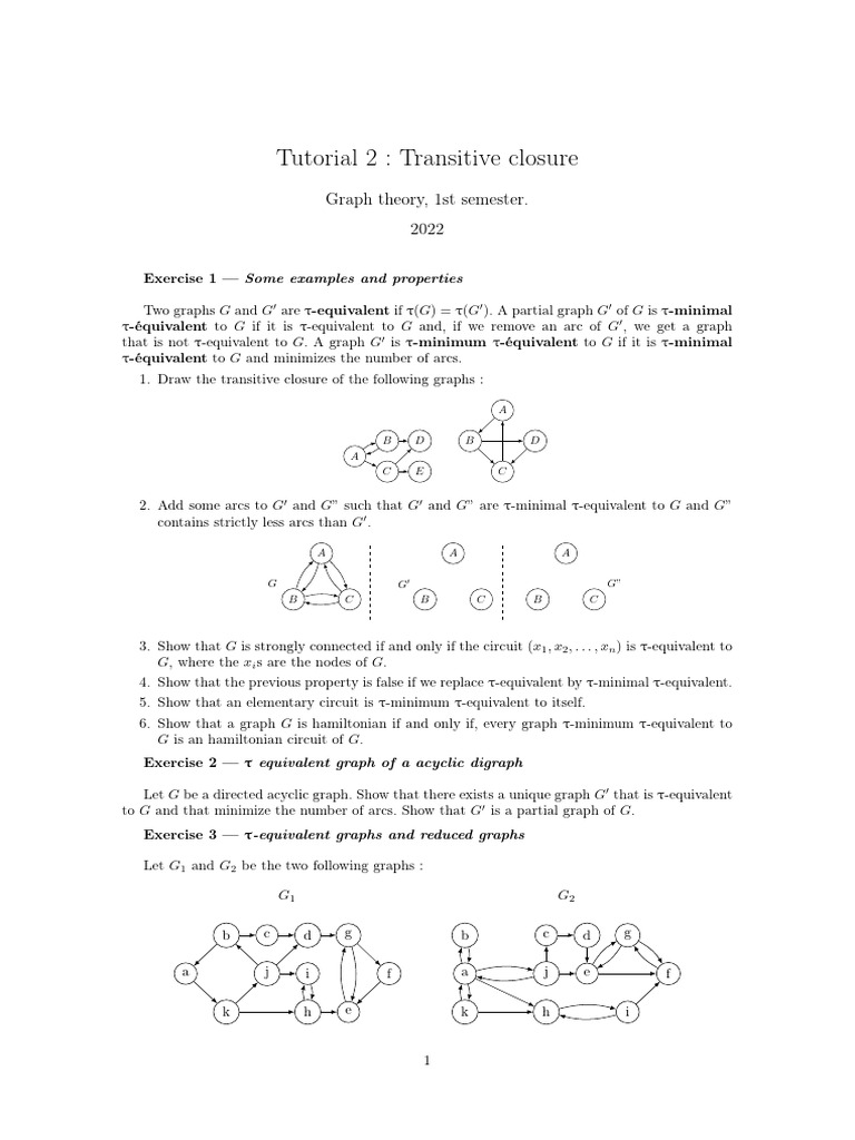 02 fermeturetransitive en pdf graph theory algorithms