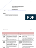 Findings Table