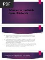 Understanding Extraneous Matter in Food | PDF | Hazards | Risk