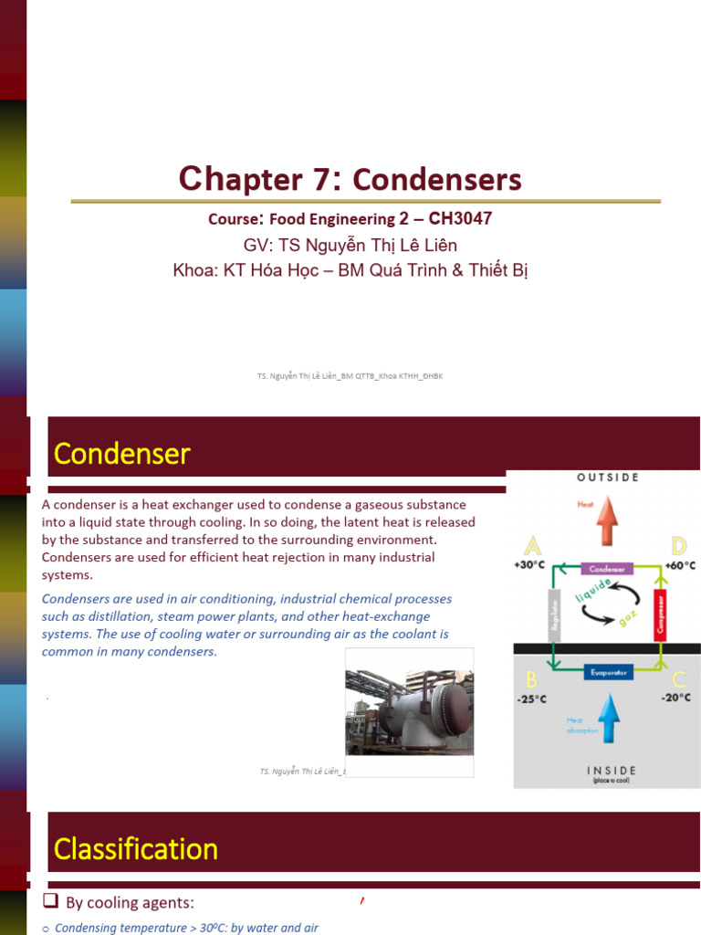 Chapter8 Condensers PDF Heat Exchanger Water