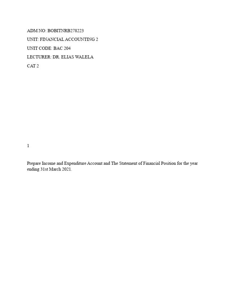 Accounting 2 cat pdf expense balance sheet
