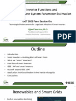 Smart Inverter Functions and Features For Power System Parameter Estimation