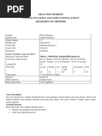 Industrial Chemistry I