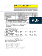 Etude de Cas Budget (Extrait de l'EFF TSGE V1 2018