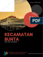 Kecamatan Bunta Dalam Angka 2019