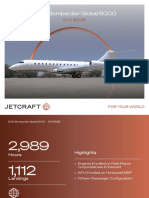 2014 Bombardier Global 6000 SN 9526 Available Through Jetcraft 1