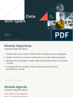 De Mod 2 Transform Data With Spark