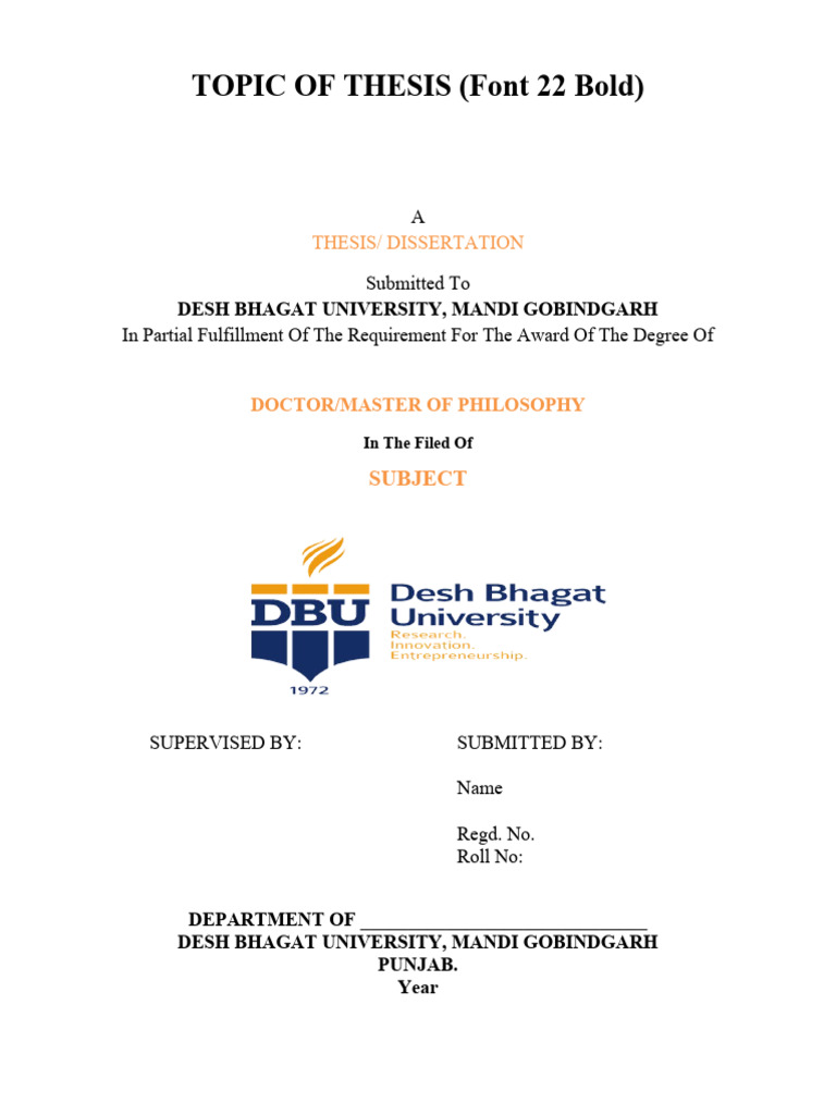 Final New Format-1 | PDF | Thesis | Doctor Of Philosophy
