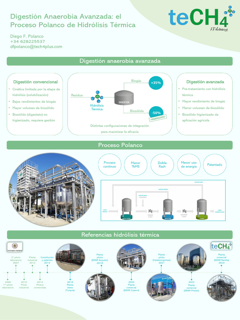 Flyer teCH4+ | Descargar gratis PDF | Ciencias fisicas | Procesos ...
