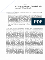 Load Transfer Characteristics of A Dowelled Joint Subjected To Aircraft Wheel Loads