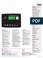 DSE E800 Data Sheet Control