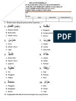 Soal B Arab PAS 2023 kls2