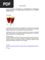Cencerro: Origen, Tipos y Cómo Tocar | PDF | Instrumentos musicales ...