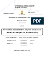 Prédiction Des Maladies Les Plus Fréquentes Par Les Techniques de Deep Learning