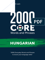 2000 מילים הונגרית